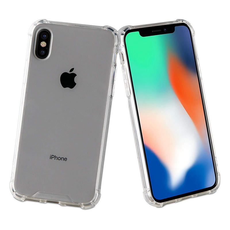 Funda Muvit Pro Cristal Bump Transparente para Apple iPhone X/Xs transparente