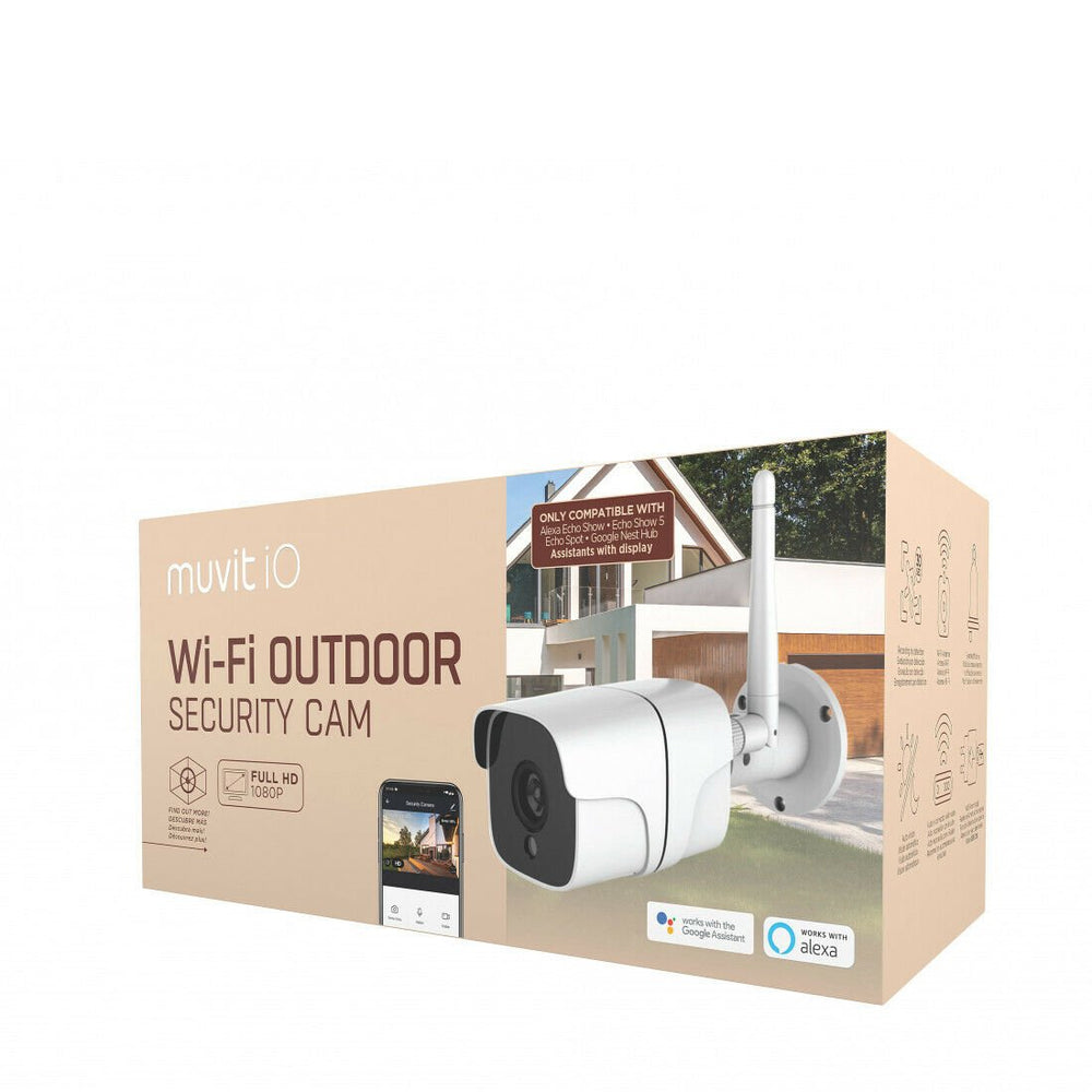 Cámara de seguridad Muvit WIFI full HD 1080P Exterior