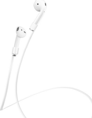 Correa de Silicona Puro para Air pods color blanco.