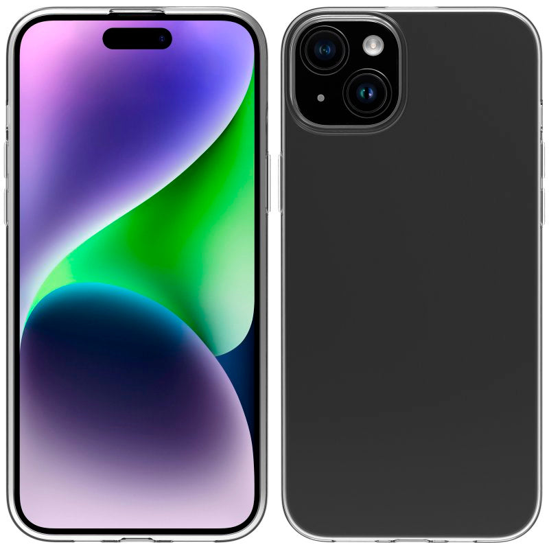 Funda Muvit for Change para Apple iPhone 15 Plus recycletek transparente