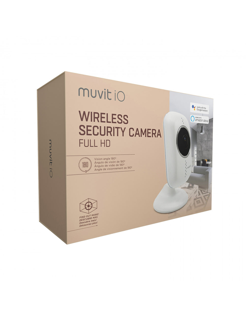 Muvit iO Cámara de seguridad WIFI FullHD para interiores (NUEVO)