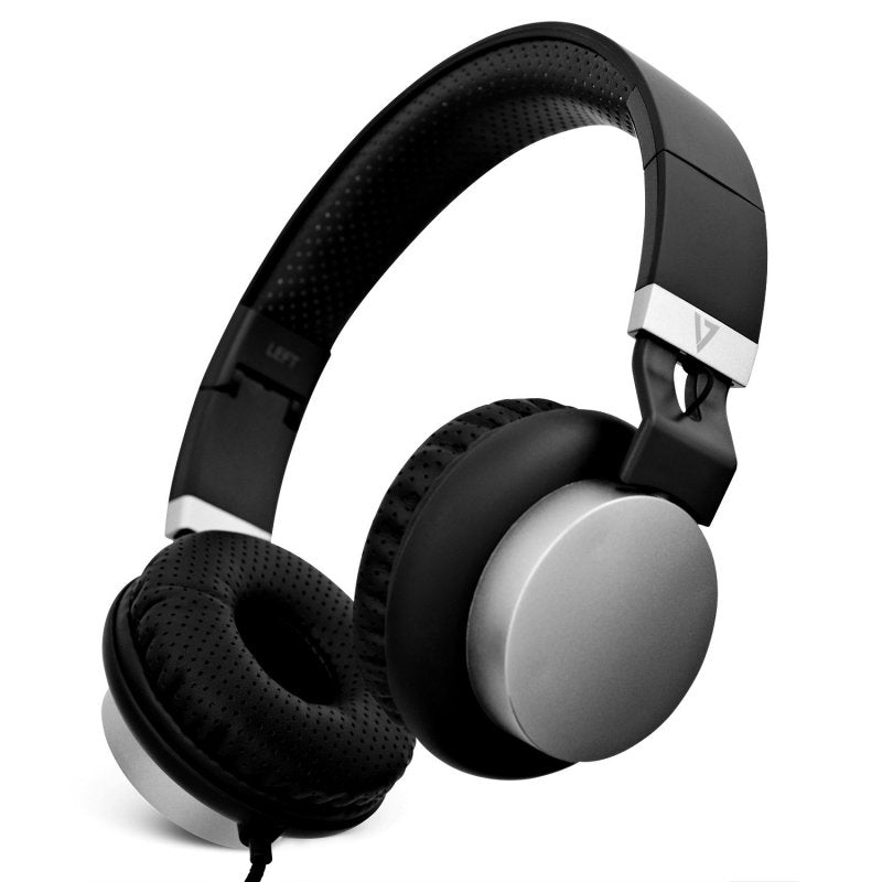 Auriculares con Micrófono V7 HA601-3EP Negro/Plata (NUEVO)