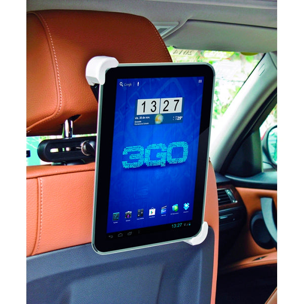 Soporte Tablet Universal 3GO Coche Reposacabezas para tablet de 7» a 8» SR85