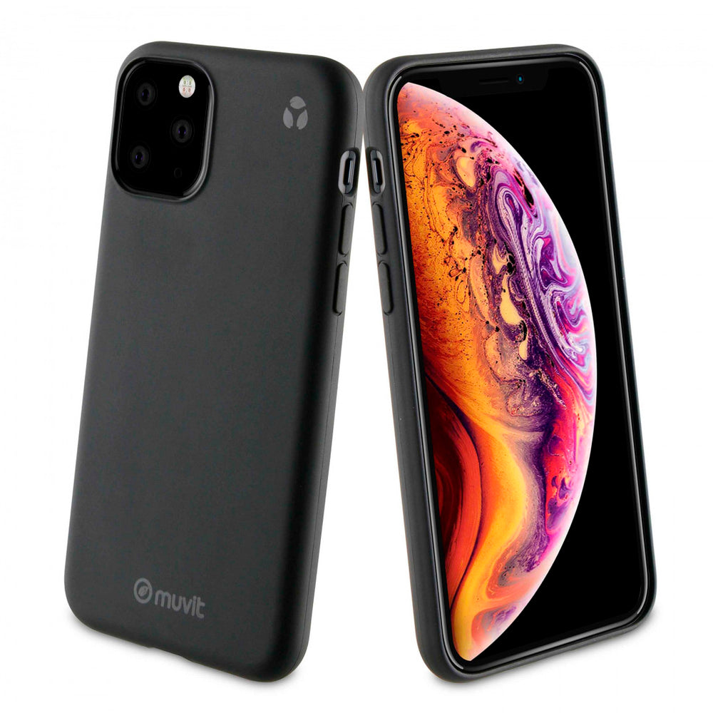 Funda Muvit for Change para Apple iPhone 11 Pro MAX recycletek negra.