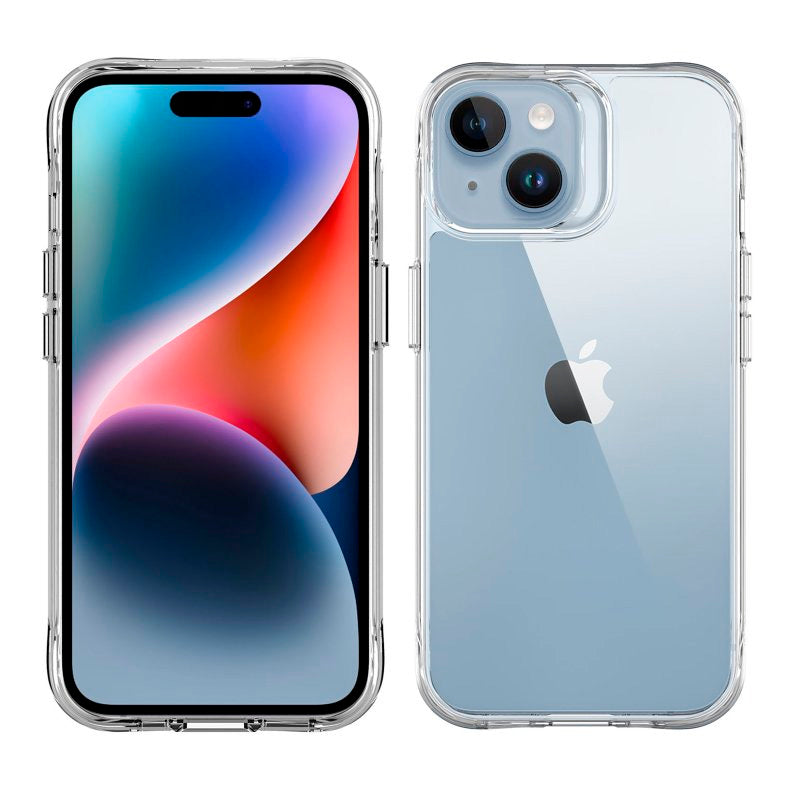 Funda Muvit for Change Shockproof 2m Transparente para Apple iPhone 15 Plus