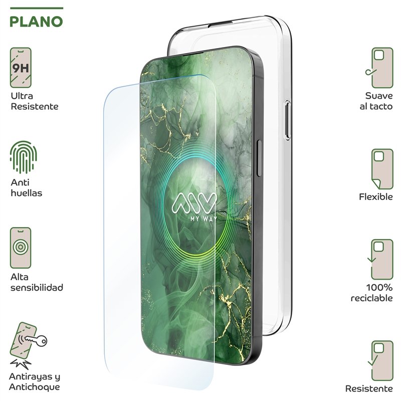 Funda Myway compatible para Samsung Galaxy A25 Ultra + protector pantalla vidrio