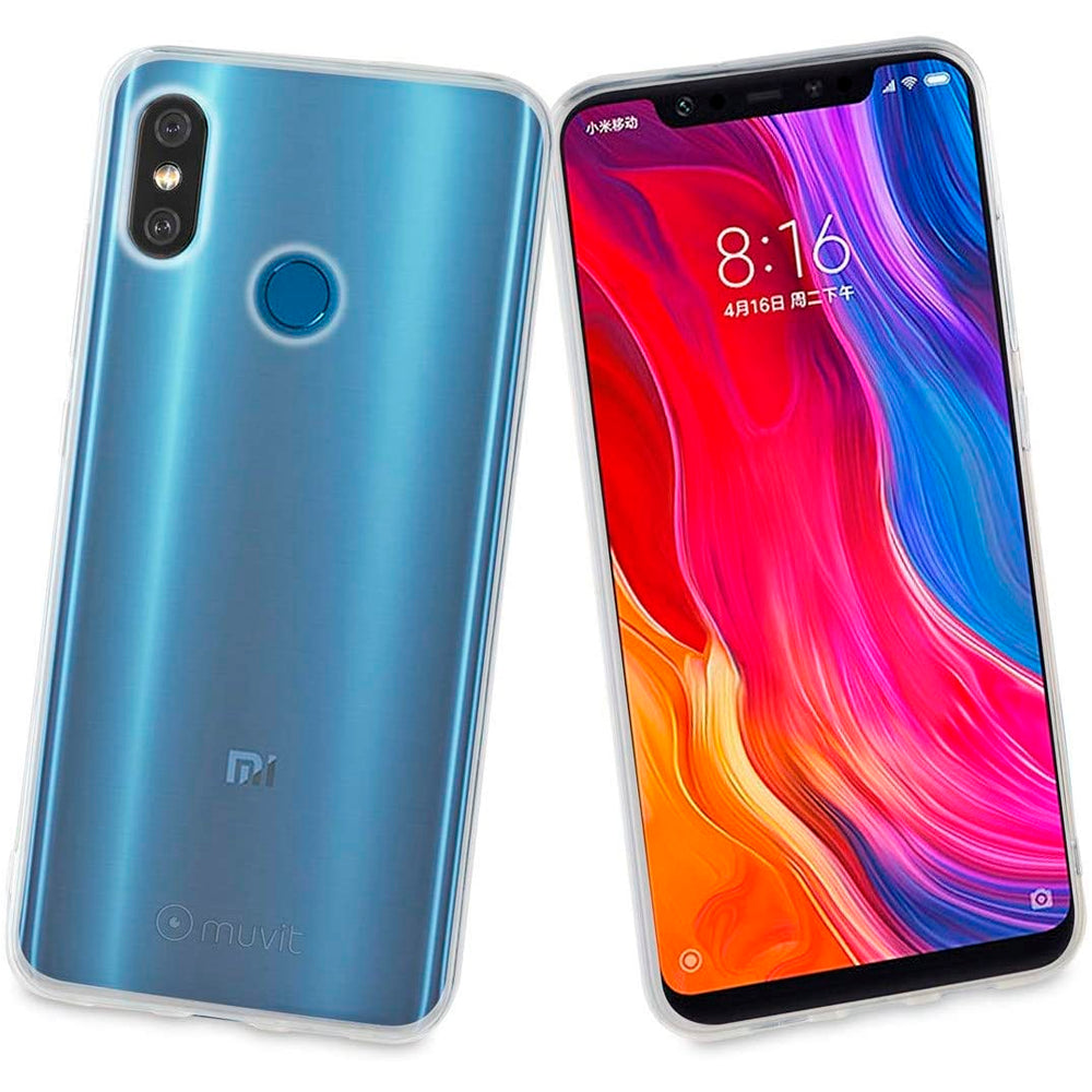 Funda Muvit Cristal Soft para Xiaomi Mi 8 transparente