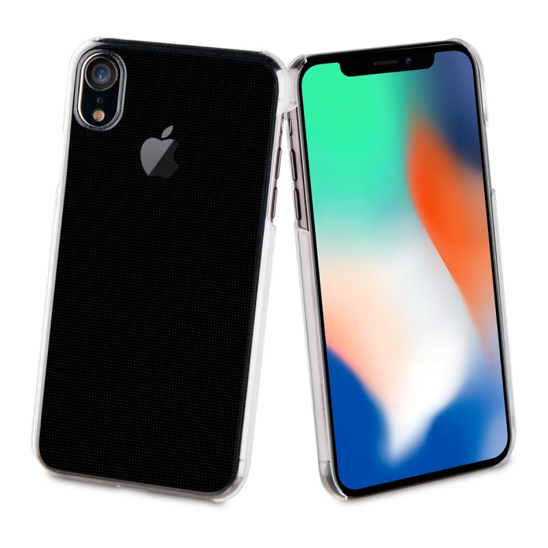 Pack Muvit Apple iPhone XR Carcasa Cristal transparente + protector pantalla.