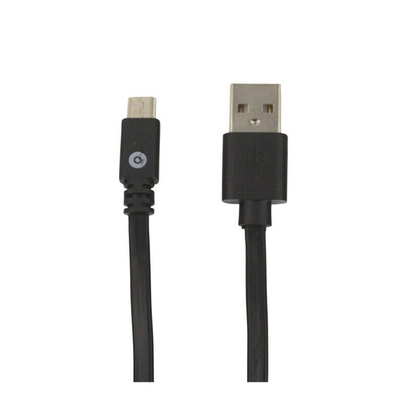 Cable Muvit USB-MicroUSB 2.1A retráctil hasta 1m negro