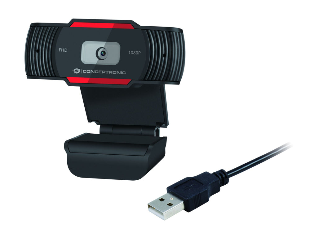 Webcam Conceptronic AMDIS04R 1080P con micrófono