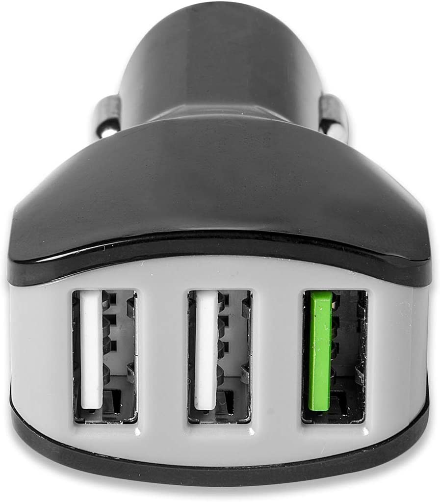 Celly Cargador coche 3 puertos CC3USBTURBOBK negro.