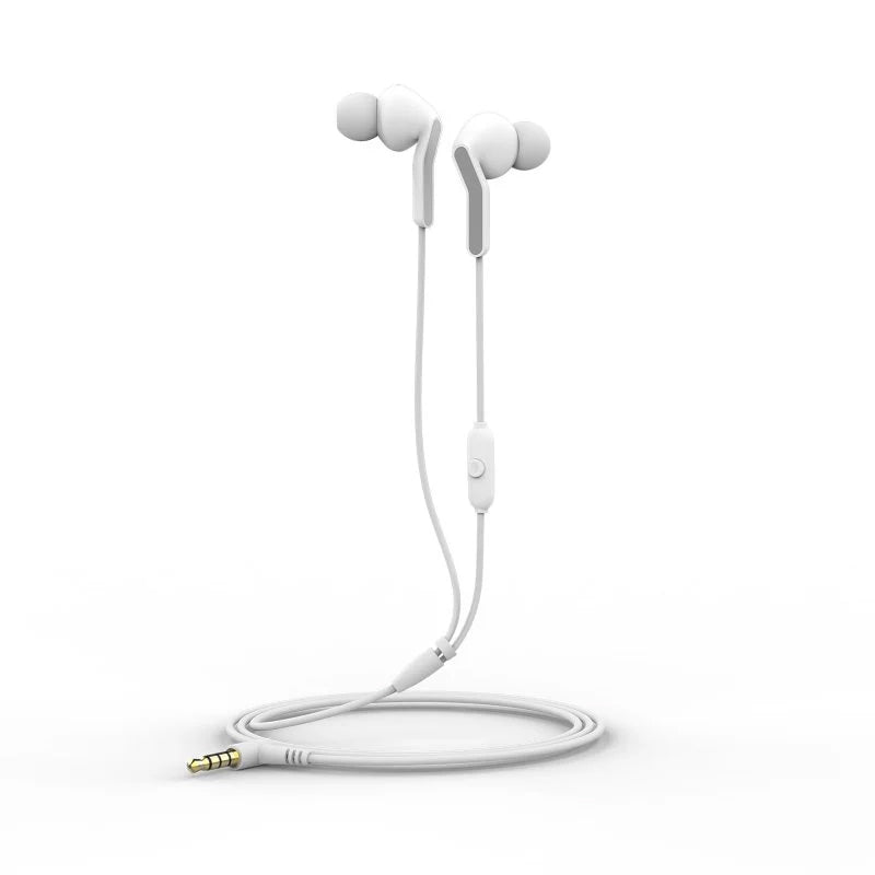 Auriculares estéreo Muvit for Change E57 3.5mm Blanco