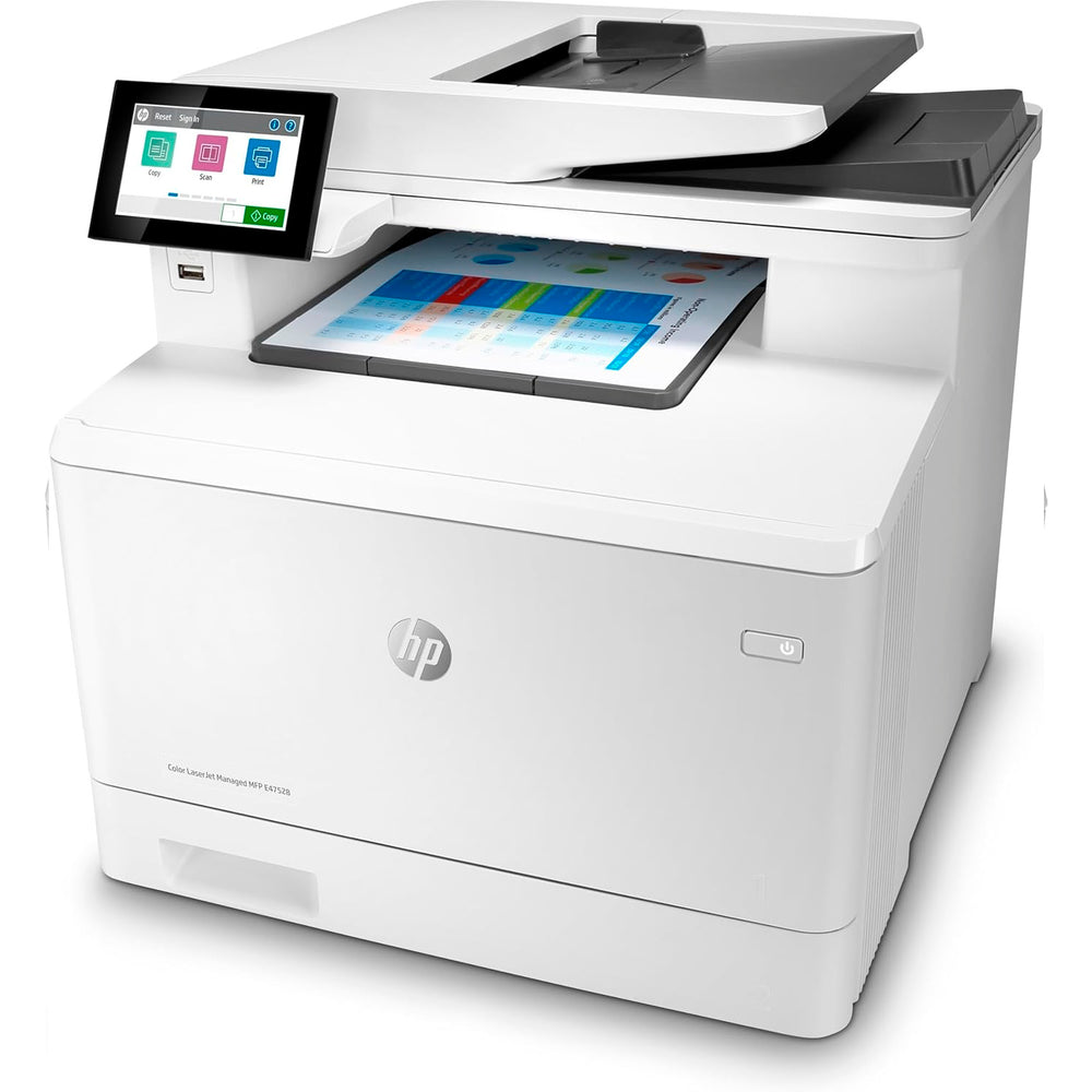 HP Laserjet Managed MFP E47528F Impresora Multifunción Láser Color Usado