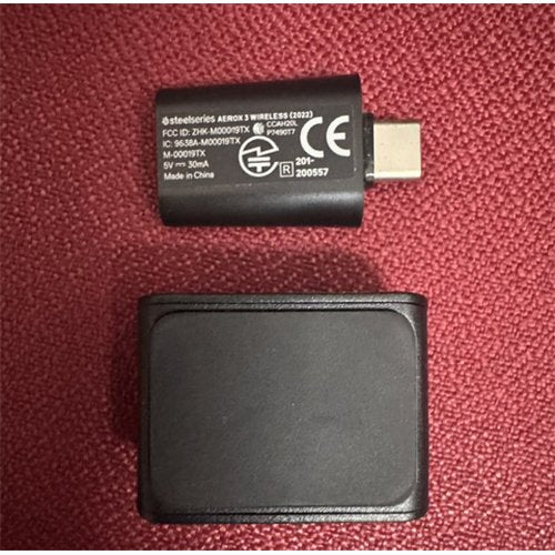 Dongle para ratón SteelSeries Aerox 3 Wireless USB-C Dongle + adaptador USB C