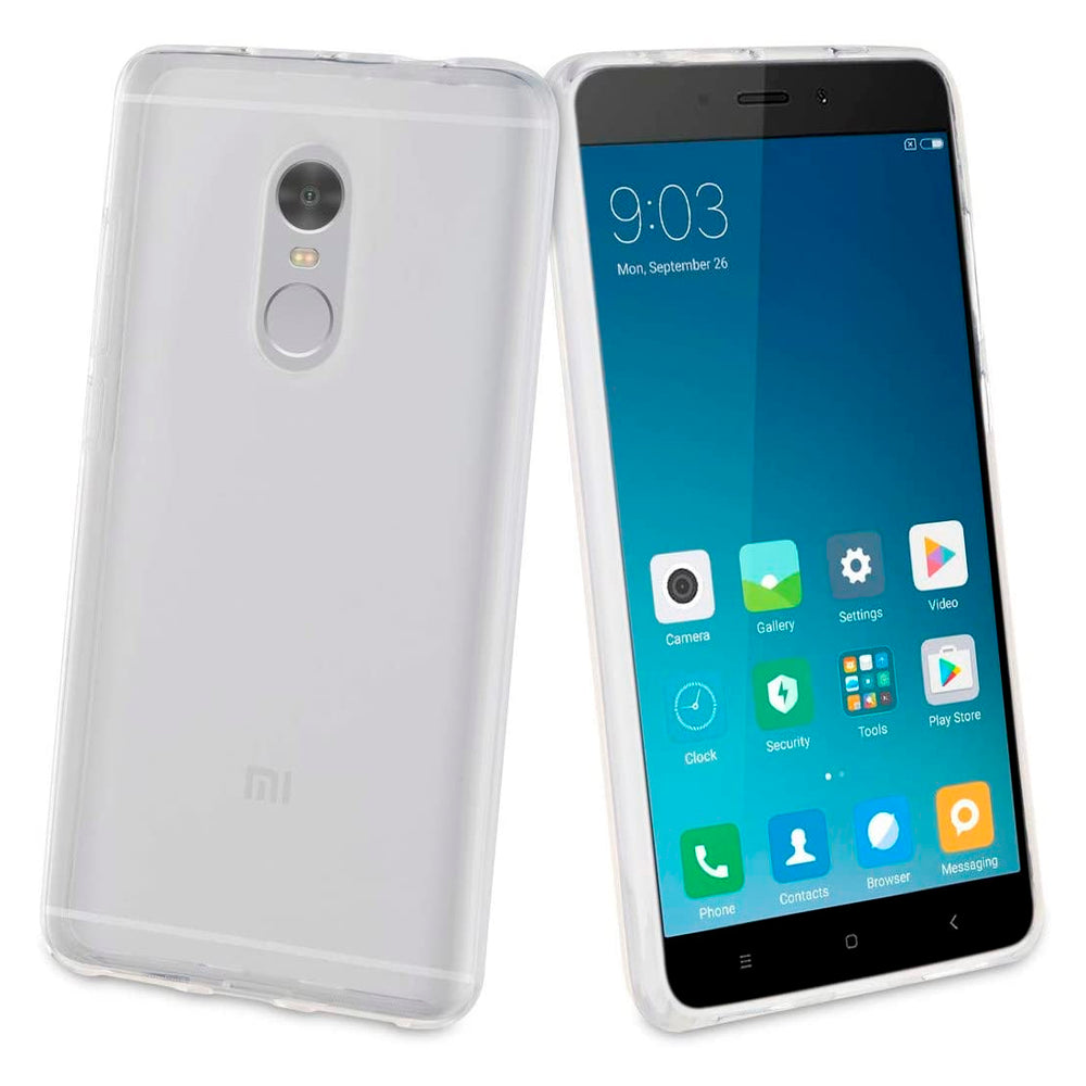 Funda Muvit Crystal Soft para Xiaomi Redmi Note 4 transparente.