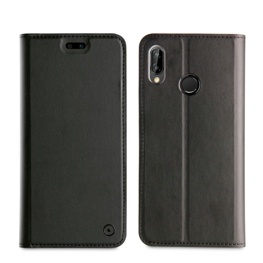 Funda Muvit Folio con Función Soporte y Tarjetero para Huawei P20 Lite negro.