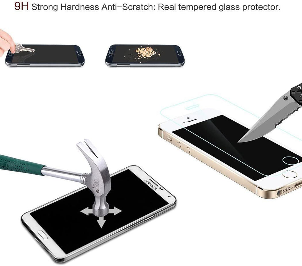 Pack 10 Protectores de visualización de vidrio templado para Apple Iphone 6