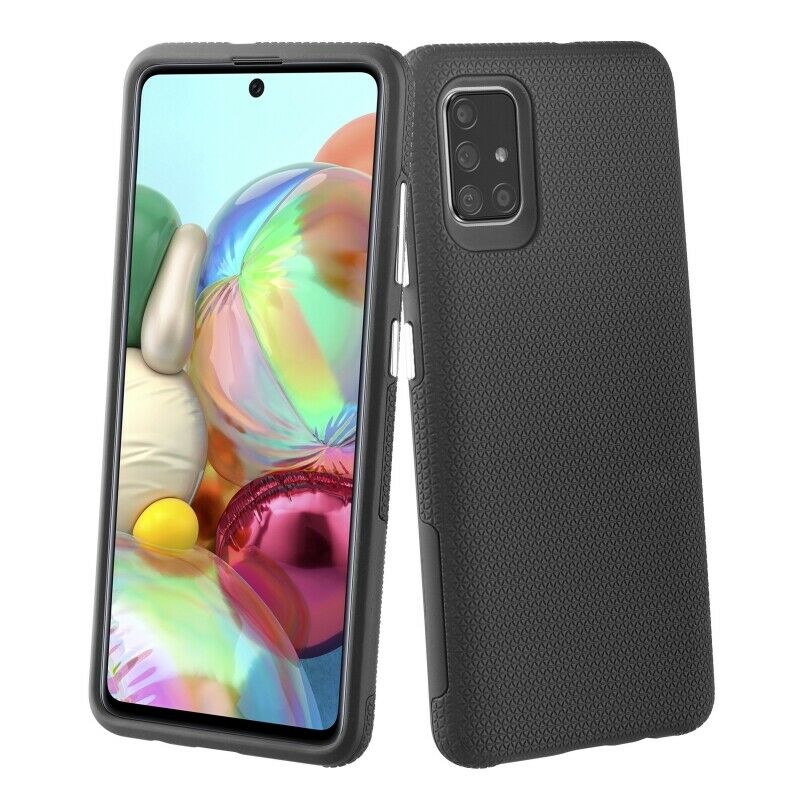 Funda Tiger Triangle para Samsung Galaxy A71 shockproof 1,2m negra (NUEVO).