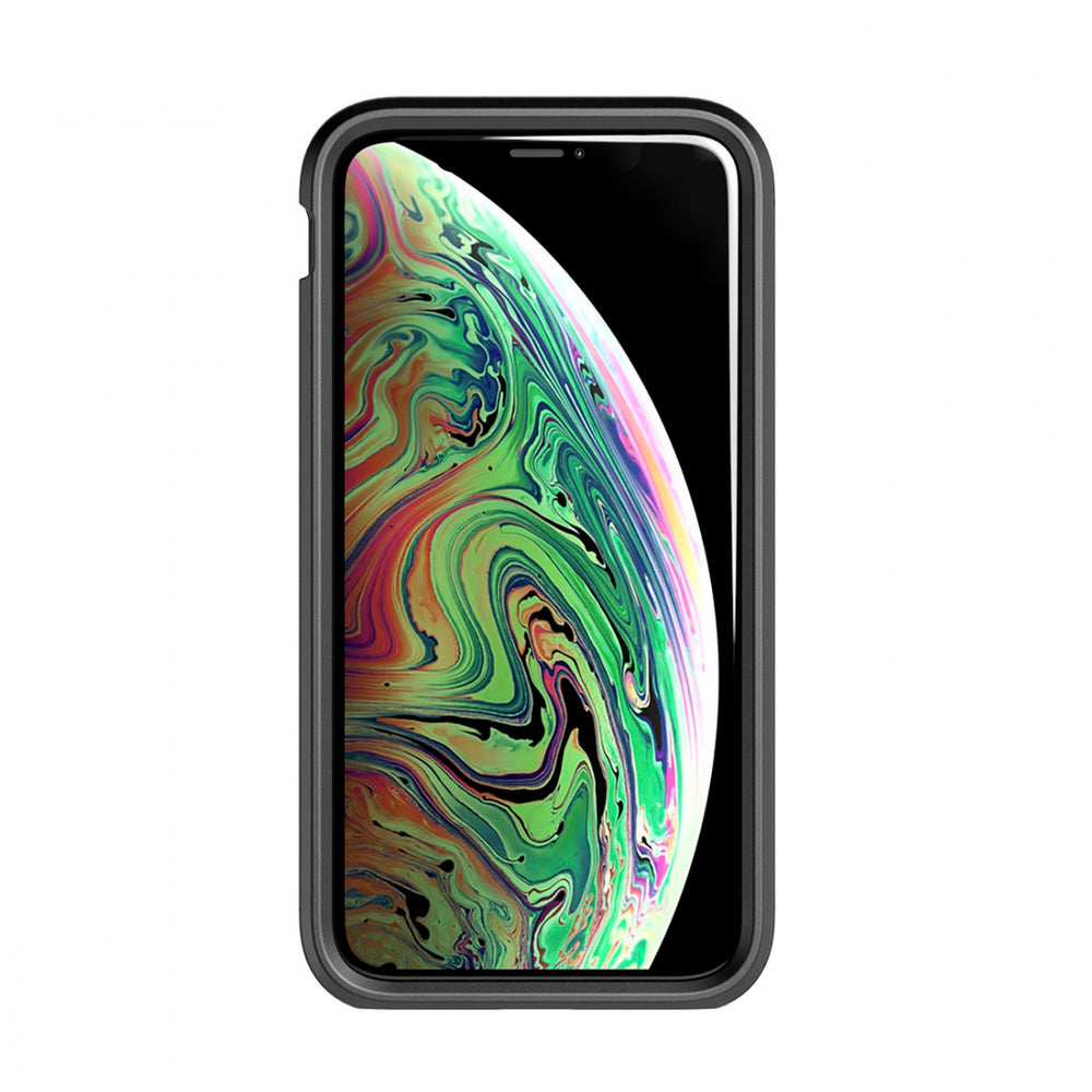 Funda Tech21 Evo Luxe para Apple iPhone X/Xs cuero negro.