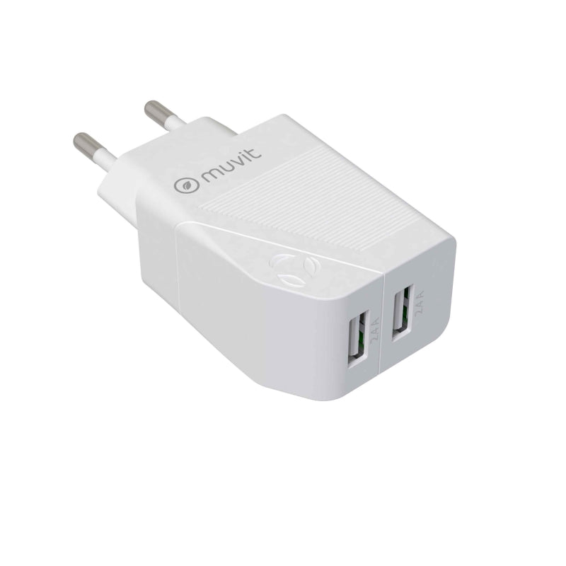Muvit for change Transformador 2 USB 4.8A 24W (NUEVO)