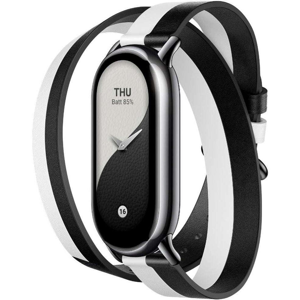 Correa Xiaomi Mi Smart Band 8 Double Wrap Strap Blanco y Negro Usada