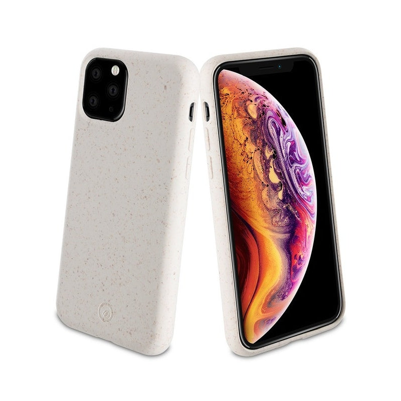 Carcasa Muvit for change Apple iPhone 11 Pro bambootek coton color blanco.