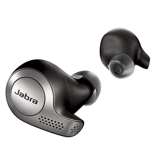 Auriculares Jabra Elite 65t ACTIVE Wireless Titanio Usado *Falla auricular derecho*