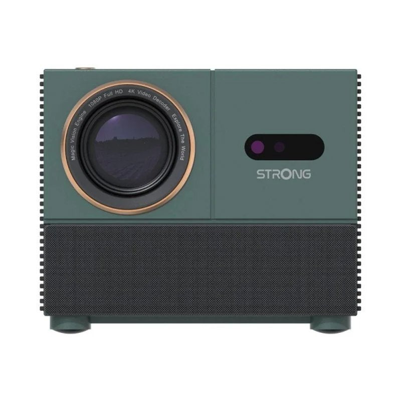 Proyector Strong 1080p 300 Lúmenes LCD Android TV Autoenfoque Full HD Compacto