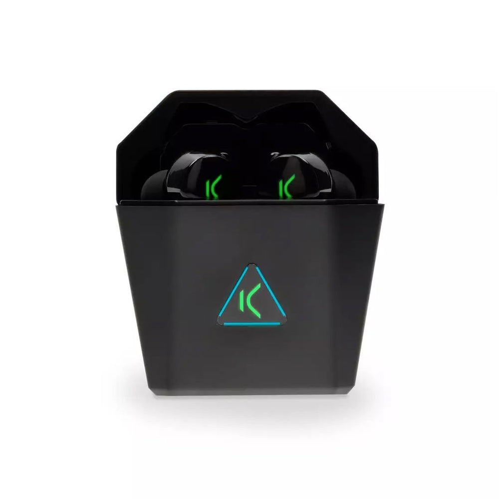 Auriculares inalámbricos gaming KSIX Saga Baja latencia LED Negros