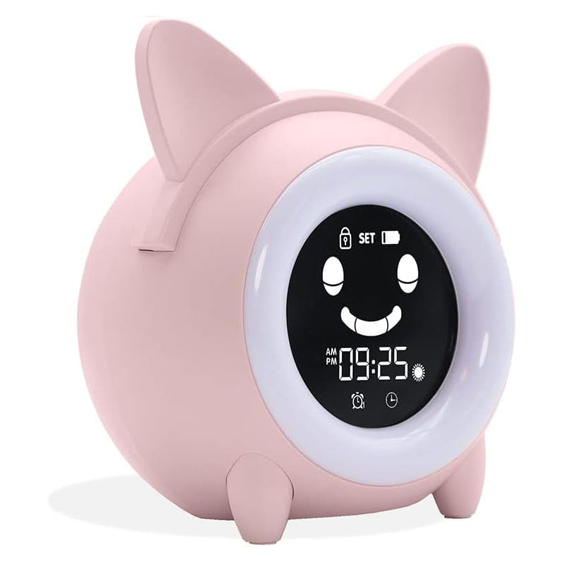 Despertador Infantil Metronic 477345 Luz Quitamiedos Pantalla LCD Educativa USB