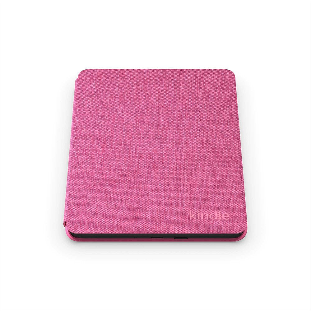 Funda para Kindle Paperwhite/Colorsoft tejido resistente al agua plegable rosa