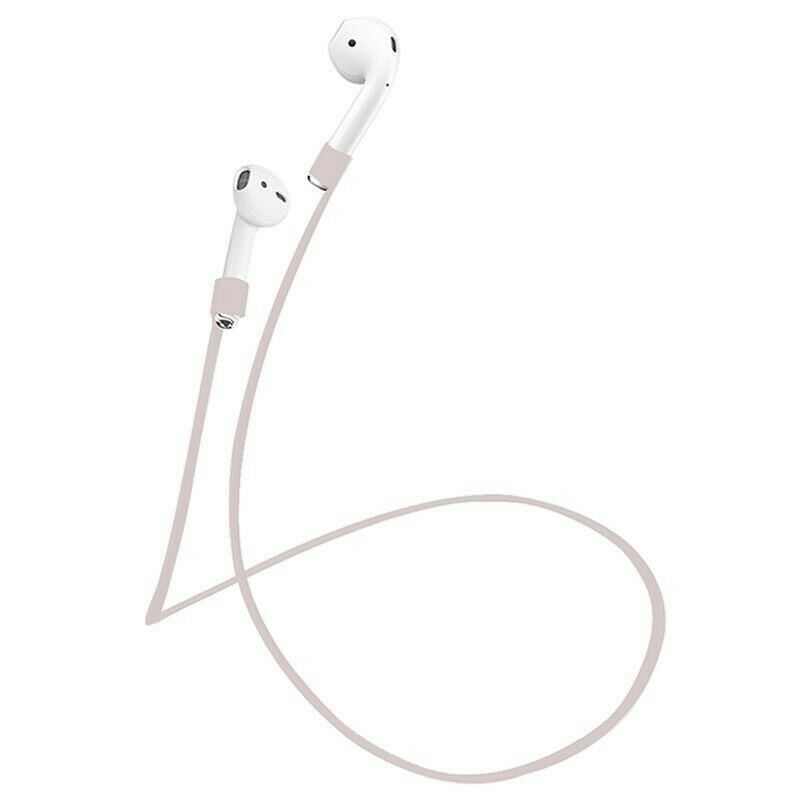 Correa de Silicona Puro para Air pods color rosa.