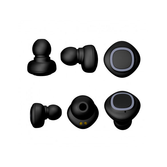 Auriculares Muvit true wireless estéreo negros (NUEVO)