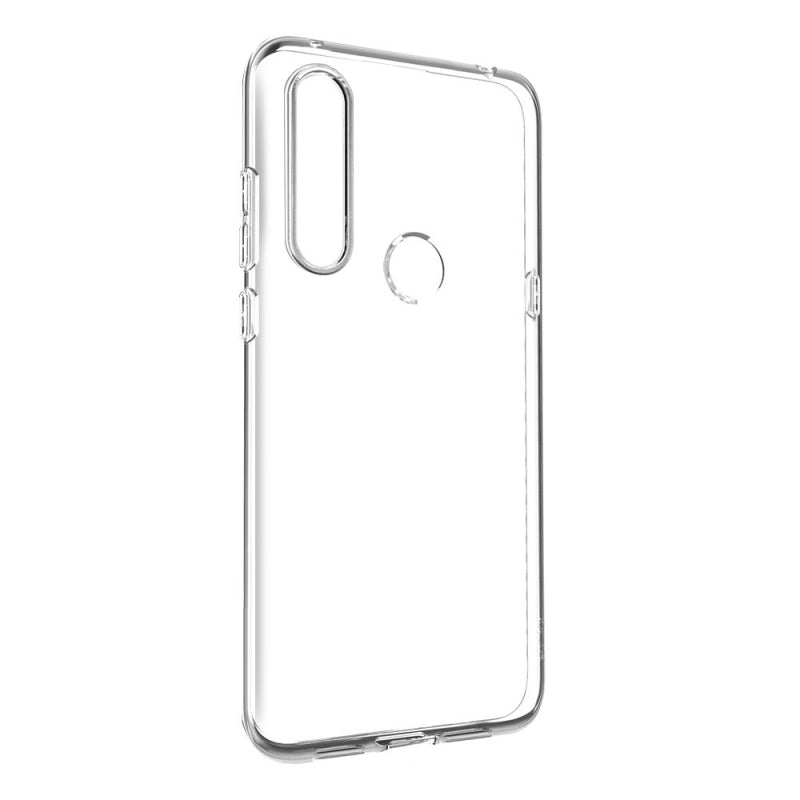 Pack Muvit Alcatel 1S 2020 Cristal Soft transparente+protector vidrio templado.
