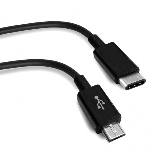 Cable PURO Tipo C-Micro USB 2.0 3A 1m negro