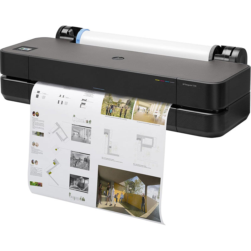 Impresora de Inyección Gran Formato HP DesignJet T230 24″/A1 Usada*Sin cartuchos