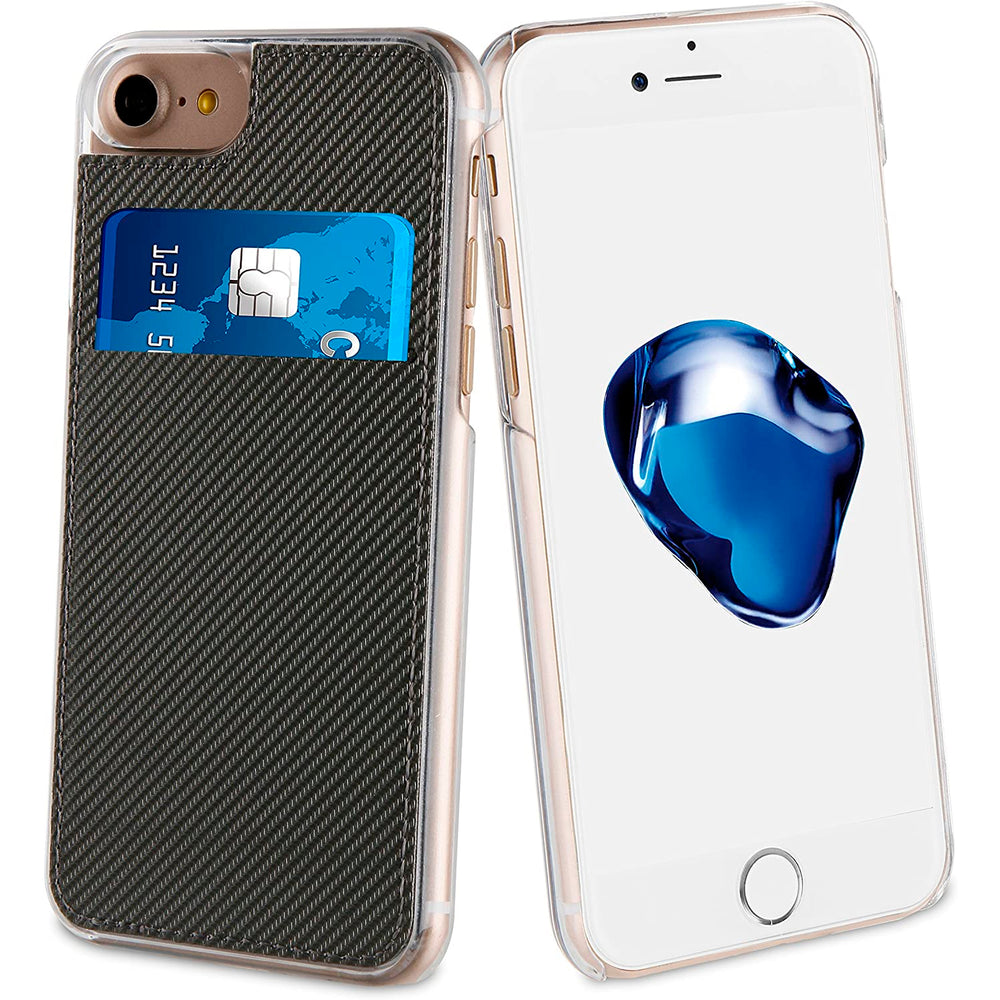 Funda Muvit para Apple iPhone 7/6S/6 (con Tarjetero Vertical) Color Gris.