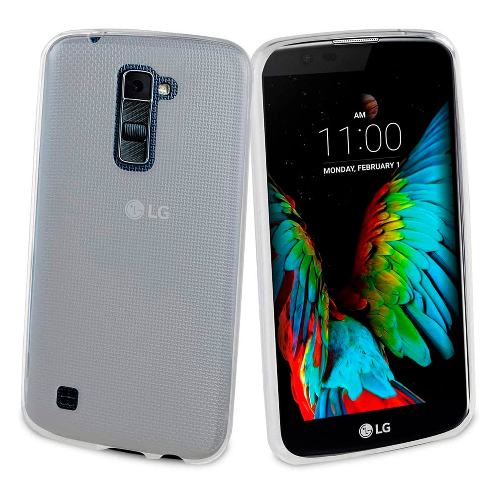 Funda Muvit Cristal Soft para LG K10 transparente.