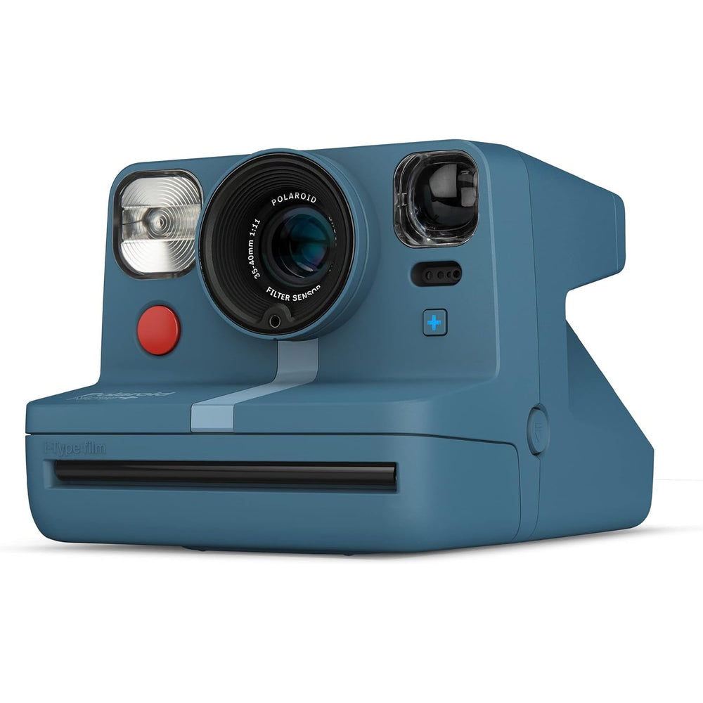 Cámara instantánea Polaroid Now+ i-Type Azul