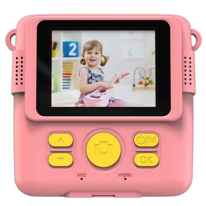 Cámara infantil KidPic de impresión instantánea color rosa