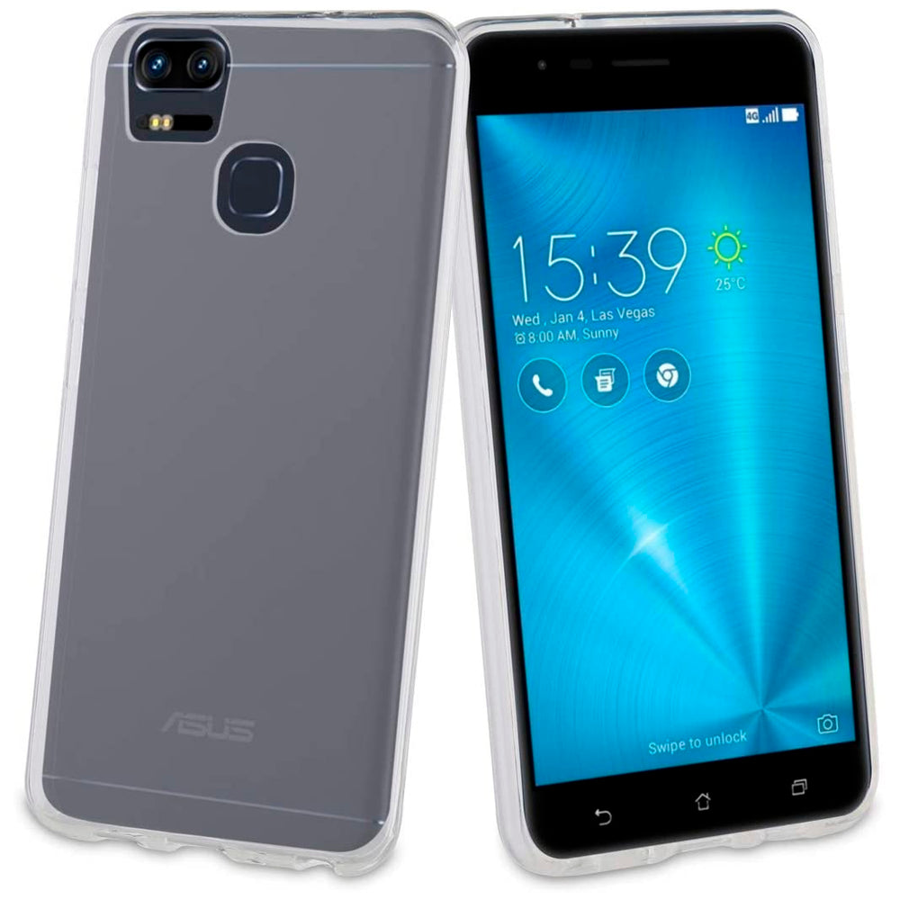 Funda Muvit Crystal Soft para ASUS Zenfone Zoom S transparente.