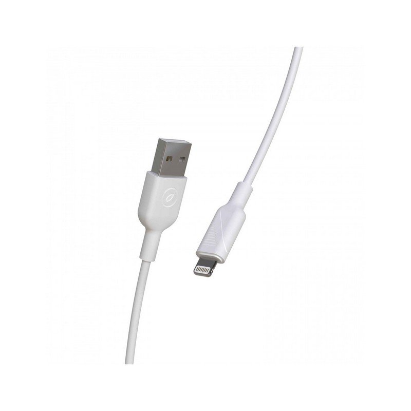 Cable Muvit for change USB a Apple MFI 2,4A 1,2m blanco (NUEVO)