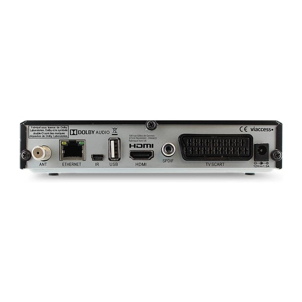 Receptor de TV por satélite Metronic 441639 (USB, DVB-S2, HDMI) Negro (NUEVO)