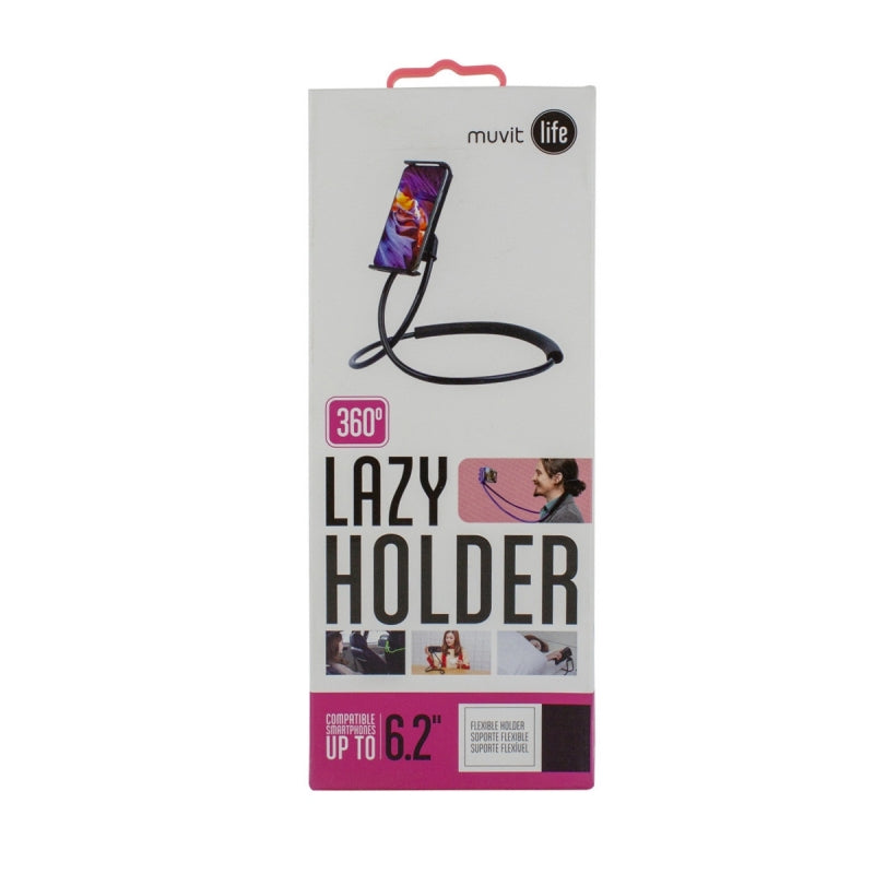 Soporte Muvit Life Lazy holder para smartphone hasta 6,2» negro