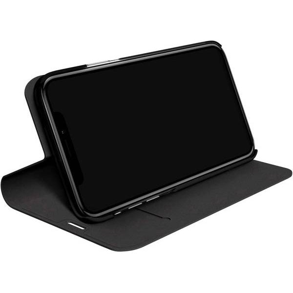 Funda Black Rock para Apple iPhone X/XS Booklet Material Pure Negra (NUEVA).