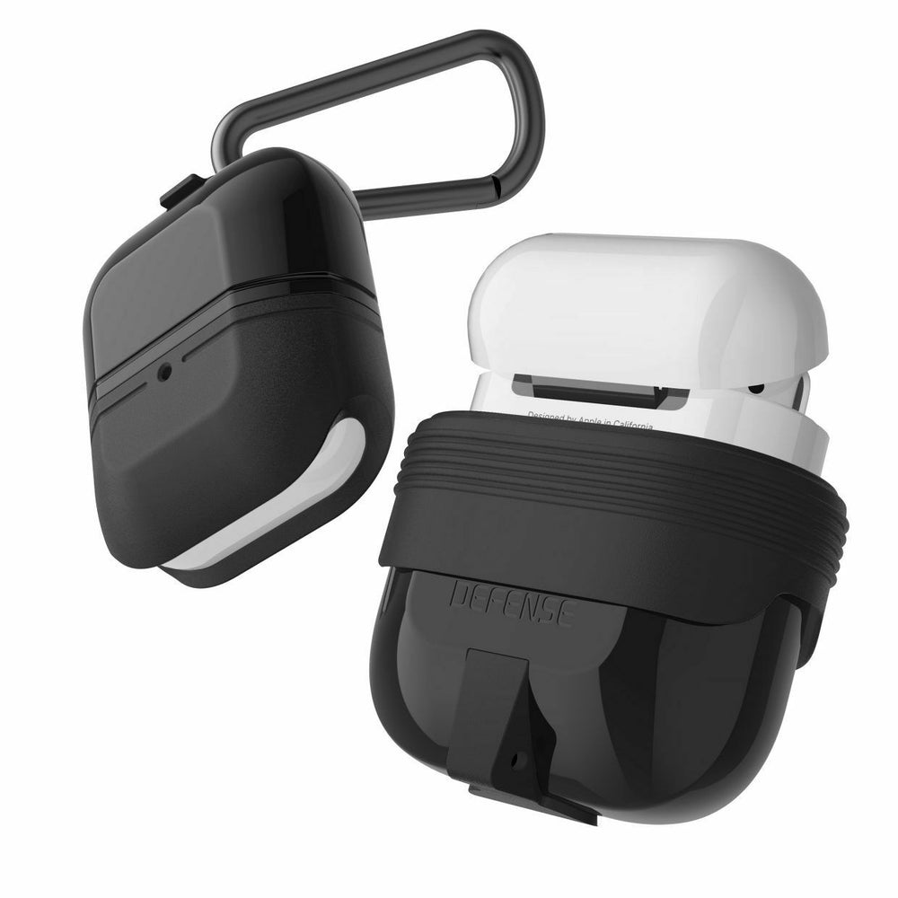 Estuche X-Doria Defense Journey para Air pods 1 y 2 negro.