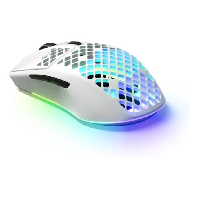 Ratón SteelSeries Aerox 3 Wireless 2022 Blanco
