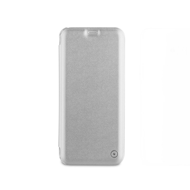 Funda Muvit Folio para Samsung Galaxy S9 plata.