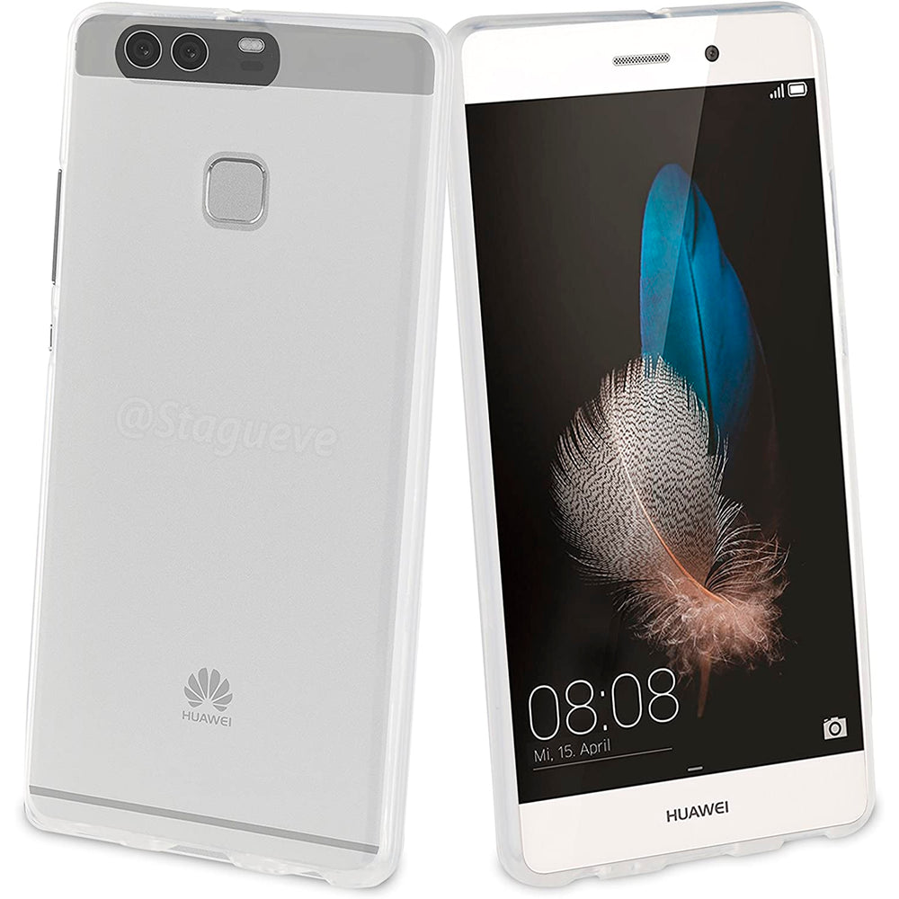 Funda Muvit Cristal Soft para Huawei P9 transparente.