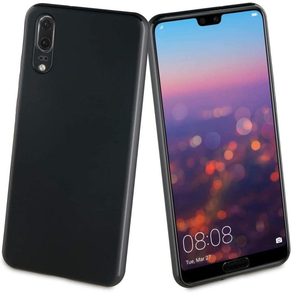 Carcasa Muvit Magnética para Huawei P20 negro.